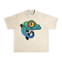 Sandshell cute colorful cartoon gecko Urban Heavy Tee - linhVisuals
