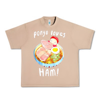 Burro studio ghibli ponyo loves ham Urban Heavy Tee - linhVisuals