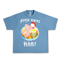 Pebble Blue studio ghibli ponyo loves ham Urban Heavy Tee - linhVisuals