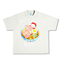 Pistachio studio ghibli ponyo loves ham Urban Heavy Tee - linhVisuals