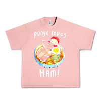 Salmon studio ghibli ponyo loves ham Urban Heavy Tee - linhVisuals