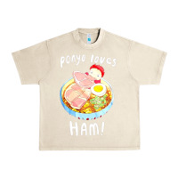 Sandshell studio ghibli ponyo loves ham Urban Heavy Tee - linhVisuals