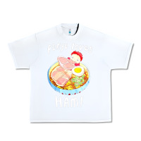White studio ghibli ponyo loves ham Urban Heavy Tee - linhVisuals