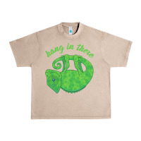 French Oak hang in there magical chameleon Urban Heavy Tee - linhVisuals