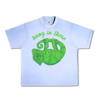 Grape Ice hang in there magical chameleon Urban Heavy Tee - linhVisuals