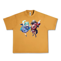 Peanut Butter Houshou Marine and Uruha Rushia Urban Heavy Tee - linhVisuals