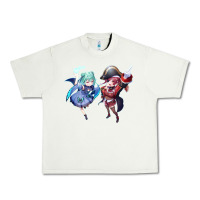 Pistachio Houshou Marine and Uruha Rushia Urban Heavy Tee - linhVisuals