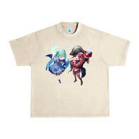 Sandshell Houshou Marine and Uruha Rushia Urban Heavy Tee - linhVisuals
