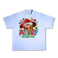 Grape Ice Merry Christmas Urban Heavy Tee - CowhideDigitalArt