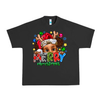 Pigment Black Merry Christmas Urban Heavy Tee - CowhideDigitalArt