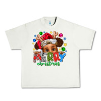 Pistachio Merry Christmas Urban Heavy Tee - CowhideDigitalArt