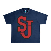 Navy st. john's red storm Urban Heavy Tee - linhVisuals
