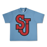 Pebble Blue st. john's red storm Urban Heavy Tee - linhVisuals