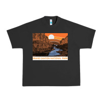 Pigment Black vintage grand canyon national park retro colorado river 80s Urban Heavy Tee - linhVisuals