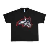 Black stony brook seawolves Urban Heavy Tee - linhVisuals