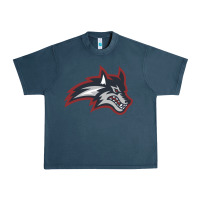 Midnight Navy stony brook seawolves Urban Heavy Tee - linhVisuals
