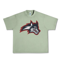 Oil Green stony brook seawolves Urban Heavy Tee - linhVisuals