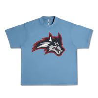 Pebble Blue stony brook seawolves Urban Heavy Tee - linhVisuals