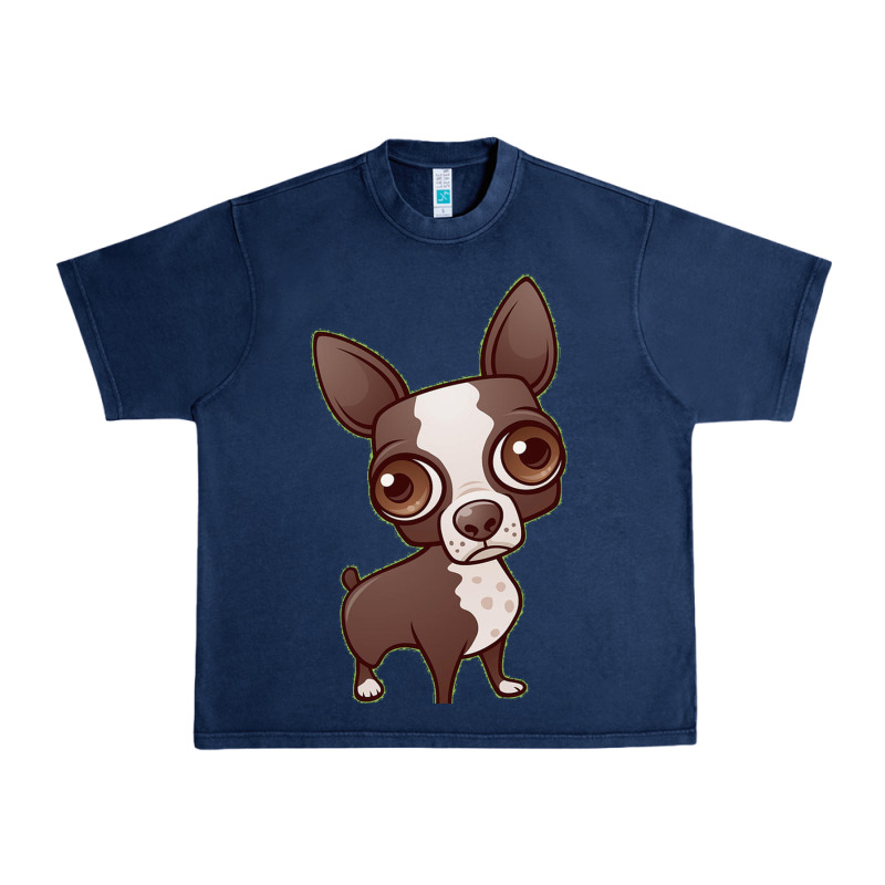Zippy The Boston Terrier Urban Heavy Tee by linhVisuals | Teevron