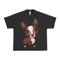 Pigment Black zippy the boston terrier Urban Heavy Tee - linhVisuals