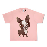 Salmon zippy the boston terrier Urban Heavy Tee - linhVisuals