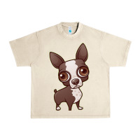 Sandshell zippy the boston terrier Urban Heavy Tee - linhVisuals