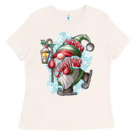 Bone merry Christmas gnome Ladies Tee - CowhideDigitalArt