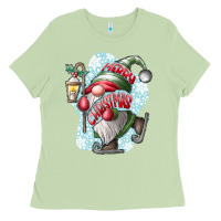 Matcha merry Christmas gnome Ladies Tee - CowhideDigitalArt