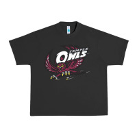 Pigment Black temple owls Urban Heavy Tee - linhVisuals