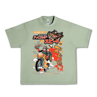 Oil Green ramen rider food, noodles Urban Heavy Tee - linhVisuals