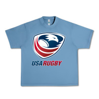 Pebble Blue rugby Urban Heavy Tee - linhVisuals