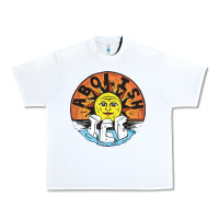 White Ice Abolish Urban Heavy Tee - linhVisuals