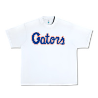 White florida sport Urban Heavy Tee - linhVisuals