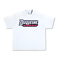 White duquesne sports Urban Heavy Tee - linhVisuals