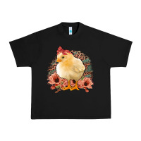 Black Chick With Flowers Feopard Urban Heavy Tee - Jasminsmagicworld