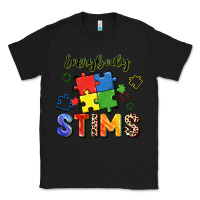 Black Everybody stims Classic Tee - FaDigitalArtStudio
