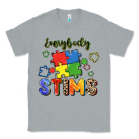 Heather Grey Everybody stims Classic Tee - FaDigitalArtStudio