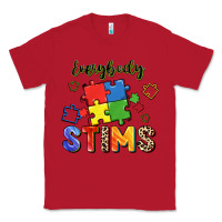 Red Everybody stims Classic Tee - FaDigitalArtStudio