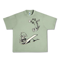 Oil Green hobbes Urban Heavy Tee - linhVisuals