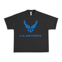 Pigment Black us force usaf distressed Urban Heavy Tee - linhVisuals