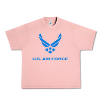 Salmon us force usaf distressed Urban Heavy Tee - linhVisuals