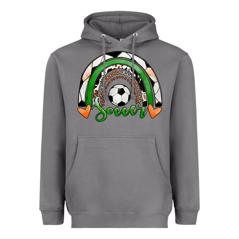 Soccer Rainbow Heavyweight Hoodie by RanaPortraitStore | Teevron