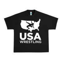 Black usa fight Urban Heavy Tee - linhVisuals