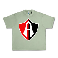 Oil Green Atlas Football Urban Heavy Tee - linhVisuals