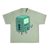 Oil Green Bmo Adventure Time Urban Heavy Tee - linhVisuals