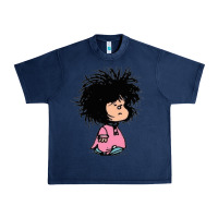 Navy MAFALDA Urban Heavy Tee - linhVisuals