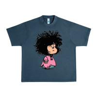 Midnight Navy MAFALDA Urban Heavy Tee - linhVisuals