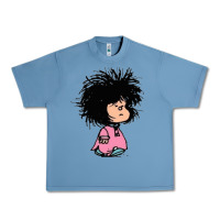 Pebble Blue MAFALDA Urban Heavy Tee - linhVisuals