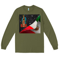 Army Green our lady graduap Long Sleeve Tee - CowhideDigitalArt