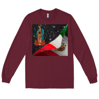 Burgundy our lady graduap Long Sleeve Tee - CowhideDigitalArt